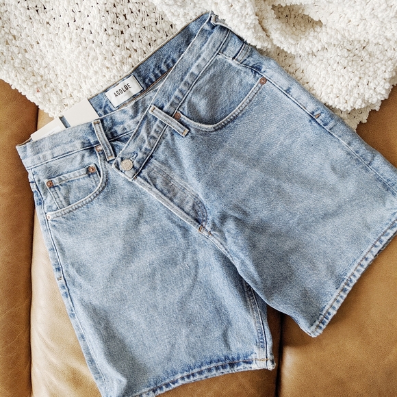 Agolde crisscross shorts